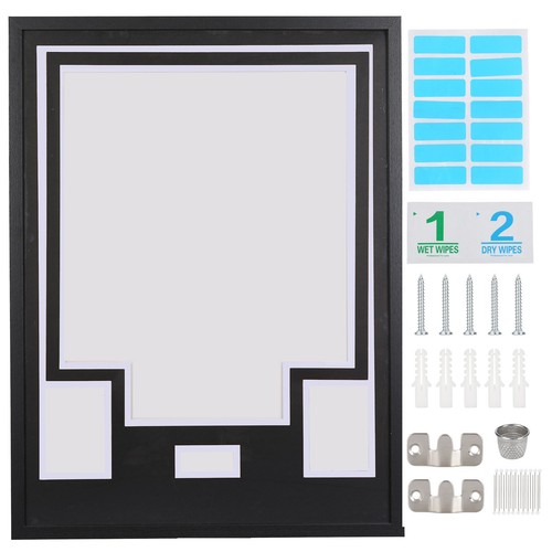 Black white jersey display - white,